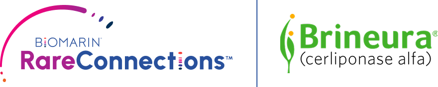 BioMarin RareConnections™ and BRINEURA® (cerliponase alfa) Logo